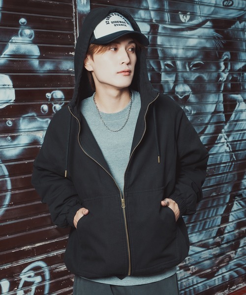 セール】ボアライナー ダック パーカーブルゾン（ブルゾン）｜improves