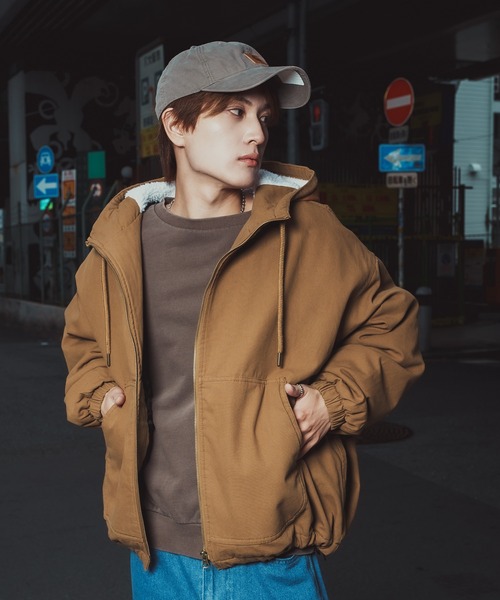 improves（インプローブス）の「ボアライナー ダック パーカーブルゾン（ブルゾン・メンズ・キャメル/ブラック・SMALL/MEDIUM/LARGE/X-LARGE）」の12枚目の写真