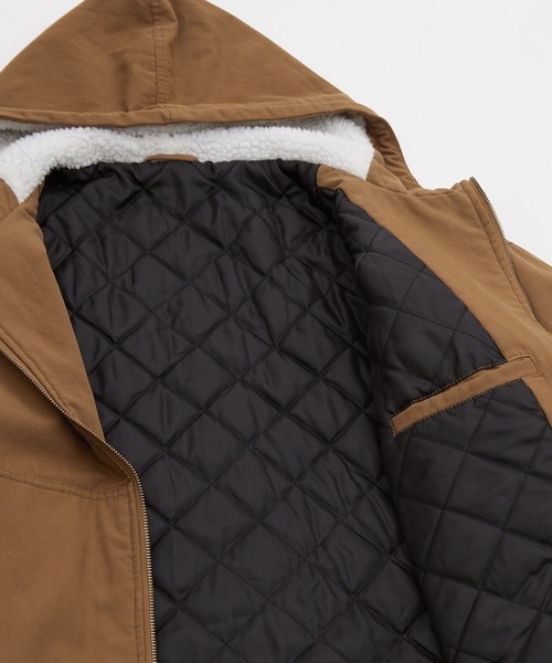 improves（インプローブス）の「ボアライナー ダック パーカーブルゾン（ブルゾン・メンズ・キャメル/ブラック・SMALL/MEDIUM/LARGE/X-LARGE）」の4枚目の写真