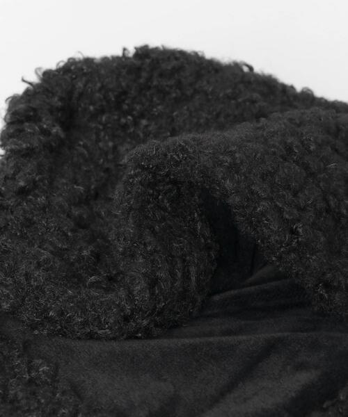 SMELLY(スメリー)の「ループボアボンネット(ニットキャップ/ビーニー・レディース・ベージュ/ブラック・-)」の14枚目の写真