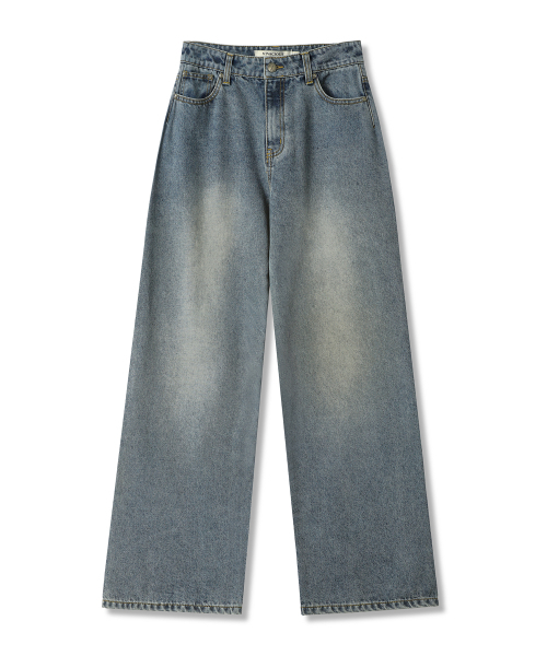 Vivacious(ビバシャス)の「D Brush Straight Denim Pants BLACK(デニムパンツ・レディース・ブラック・SMALL/MEDIUM/LARGE)」の4枚目の写真