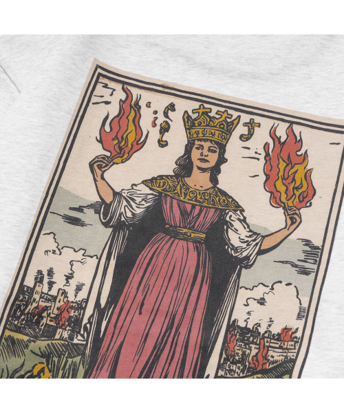 EXTRAORDINARY（エクストラオーディナリー）の「QUEEN TAROT CREWNECK L.M/GREY（スウェット・メンズ・その他・MEDIUM/LARGE/X-LARGE）」の8枚目の写真