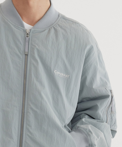 COVERNAT(カバーナット)の「MA-1ジャケット グレイッシュブルー(ブルゾン・レディース・その他・X-LARGE/SMALL/MEDIUM/LARGE)」の3枚目の写真