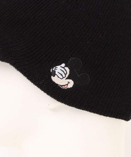 Disney(ディズニー)の「Disney キャップ型ニットキャップ(ニットキャップ/ビーニー・レディース・グレー/ブラック・FREE)」の4枚目の写真