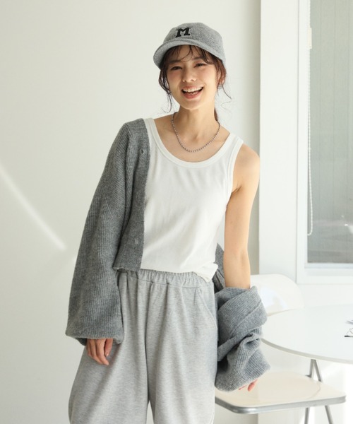 Disney(ディズニー)の「Disney キャップ型ニットキャップ(ニットキャップ/ビーニー・レディース・グレー/ブラック・FREE)」の3枚目の写真