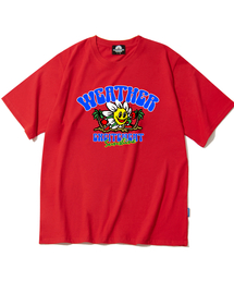 デイジーウェザー グラフィックTシャツ - レッド