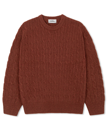 ケーブルラウンドヘビーニットプルオーバー 11 COLOR COOSKT068