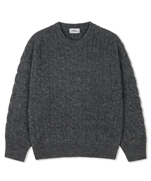 ケーブルラウンドヘビーニットプルオーバー 11 COLOR COOSKT068