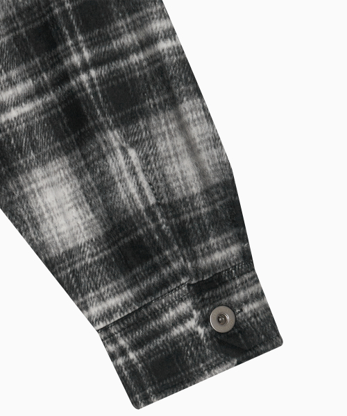 MENASOO(ミナス)の「MNS Classic Check Oversized Shirt Jacket_Black(その他アウター・レディース・ブラック・F)」の19枚目の写真