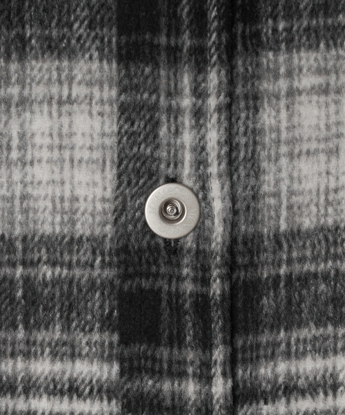 MENASOO(ミナス)の「MNS Classic Check Oversized Shirt Jacket_Black(その他アウター・レディース・ブラック・F)」の20枚目の写真