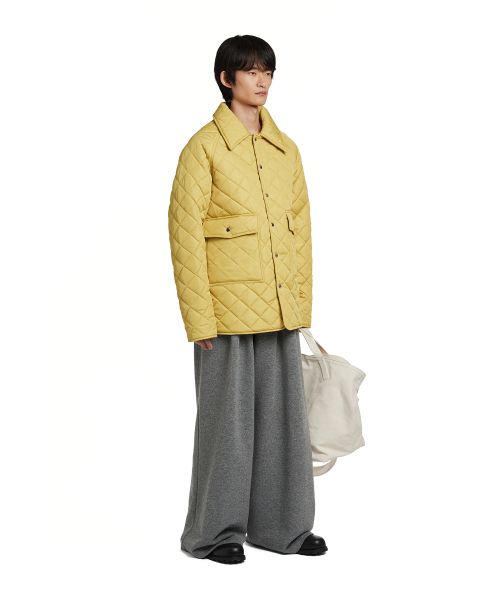 TRUNK PROJECT（トランクプロジェクト）の「Collar Quilted Jacket_Yellow（ダウンジャケット/コート・メンズ・イエロー・X-SMALL/SMALL/LARGE）」の3枚目の写真