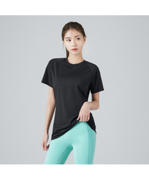 SWT25048-01 エアメッシュTシャツ ブラック