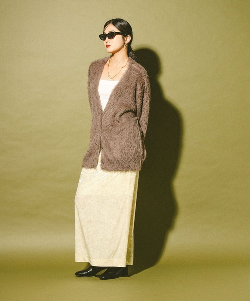 GLOBAL WORK（グローバルワーク）の「ベロアスカート/611191（スカート・レディース・ホワイト系その他7/ブラウン・MEDIUM/LARGE）」の7枚目の写真