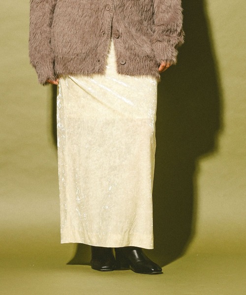 GLOBAL WORK（グローバルワーク）の「ベロアスカート/611191（スカート・レディース・ホワイト系その他7/ブラウン・MEDIUM/LARGE）」の8枚目の写真