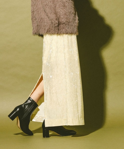 GLOBAL WORK（グローバルワーク）の「ベロアスカート/611191（スカート・レディース・ホワイト系その他7/ブラウン・MEDIUM/LARGE）」の10枚目の写真