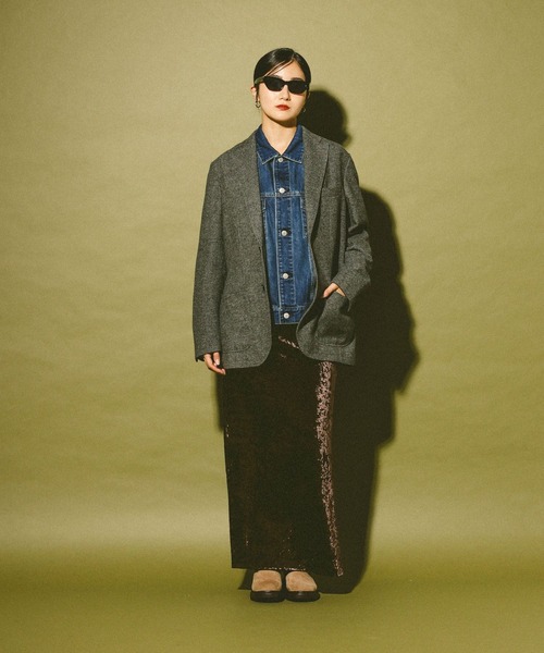 GLOBAL WORK（グローバルワーク）の「ベロアスカート/611191（スカート・レディース・ホワイト系その他7/ブラウン・MEDIUM/LARGE）」の17枚目の写真