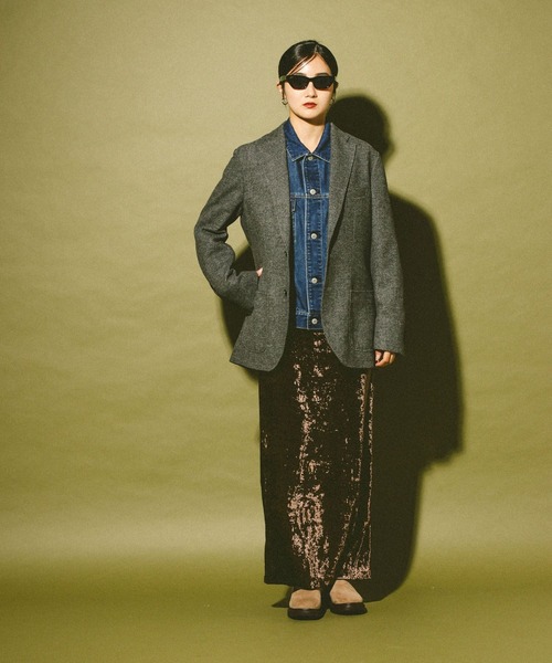 GLOBAL WORK（グローバルワーク）の「ベロアスカート/611191（スカート・レディース・ホワイト系その他7/ブラウン・MEDIUM/LARGE）」の19枚目の写真