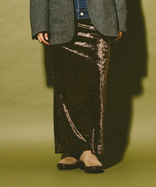 GLOBAL WORK（グローバルワーク）の「ベロアスカート/611191（スカート・レディース・ホワイト系その他7/ブラウン・MEDIUM/LARGE）」の20枚目の写真