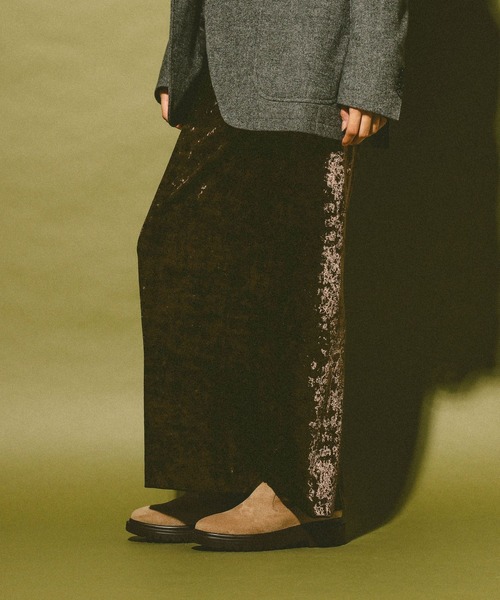 GLOBAL WORK（グローバルワーク）の「ベロアスカート/611191（スカート・レディース・ホワイト系その他7/ブラウン・MEDIUM/LARGE）」の21枚目の写真