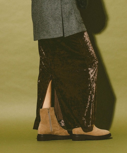 GLOBAL WORK（グローバルワーク）の「ベロアスカート/611191（スカート・レディース・ホワイト系その他7/ブラウン・MEDIUM/LARGE）」の22枚目の写真