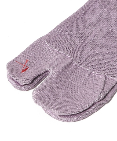 MARCOMONDE（マルコモンド）の「MARCOMONDE / グリッター タビソックス（ソックス/靴下・レディース・シルバー/ライトブルー/ラベンダー/ゴールド/ライトグリーン・FREE）」の6枚目の写真