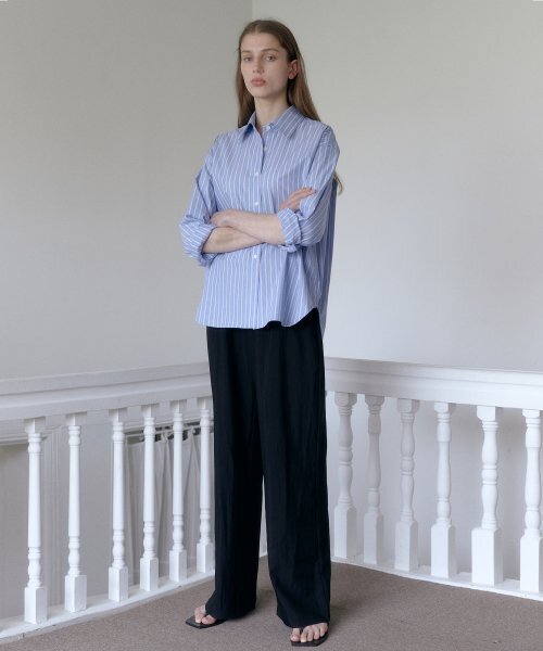 38COMEONCOMMON（38カモンコモン）の「Nylon Banding Pants (Black)（その他パンツ・レディース・その他・FREE）」の4枚目の写真