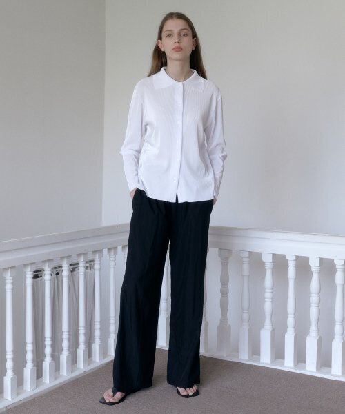 38COMEONCOMMON（38カモンコモン）の「Nylon Banding Pants (Black)（その他パンツ・レディース・その他・FREE）」の5枚目の写真