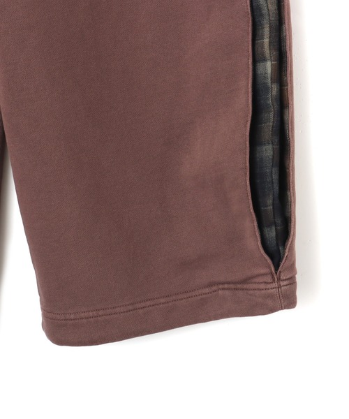 atmos pink（アトモスピンク）の「atmos pink Check Docking Sweat Pants / アトモス ピンク チェック ドッキング スウェット パンツ（スウェットパンツ・レディース・ブラウン/ピンク/チャコール・FREE）」の11枚目の写真