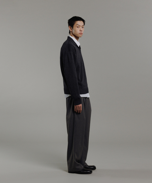 BLANKROOM(ブランクルーム)の「Vカラニット_NATURAL KHAKI(ニット/セーター・メンズ・その他・1/2/3)」の4枚目の写真