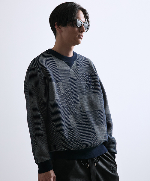 PARIS SAINT-GERMAIN（パリサンジェルマン）の「【Paris Saint-Germain / パリ・サン＝ジェルマン】 JP Panel Sweat Knit（ニット/セーター・メンズ・ブルー系その他・X-LARGE/LARGE/MEDIUM）」の11枚目の写真