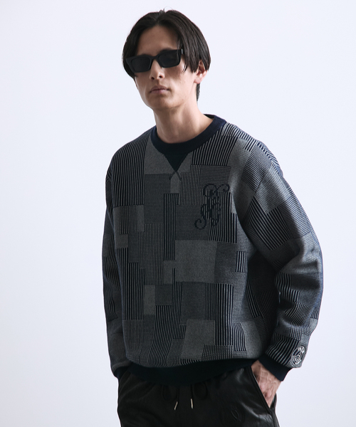 PARIS SAINT-GERMAIN（パリサンジェルマン）の「【Paris Saint-Germain / パリ・サン＝ジェルマン】 JP Panel Sweat Knit（ニット/セーター・メンズ・ブルー系その他・X-LARGE/LARGE/MEDIUM）」の14枚目の写真