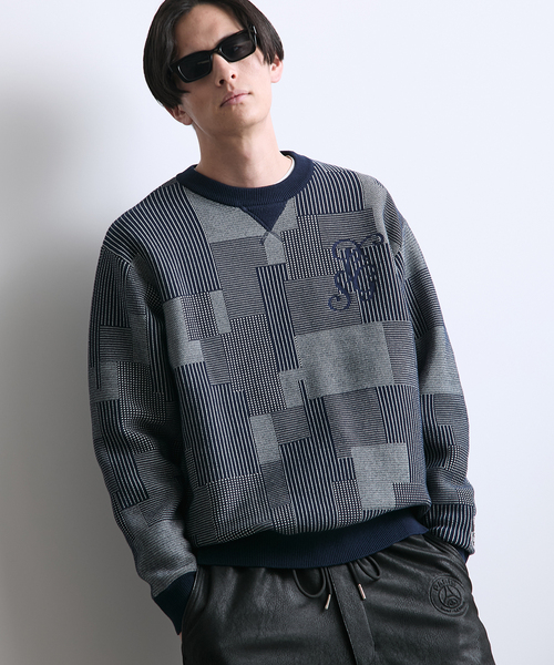 PARIS SAINT-GERMAIN（パリサンジェルマン）の「【Paris Saint-Germain / パリ・サン＝ジェルマン】 JP Panel Sweat Knit（ニット/セーター・メンズ・ブルー系その他・X-LARGE/LARGE/MEDIUM）」の15枚目の写真