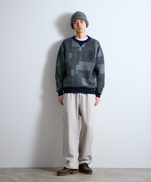 PARIS SAINT-GERMAIN（パリサンジェルマン）の「【Paris Saint-Germain / パリ・サン＝ジェルマン】 JP Panel Sweat Knit（ニット/セーター・メンズ・ブルー系その他・X-LARGE/LARGE/MEDIUM）」の16枚目の写真