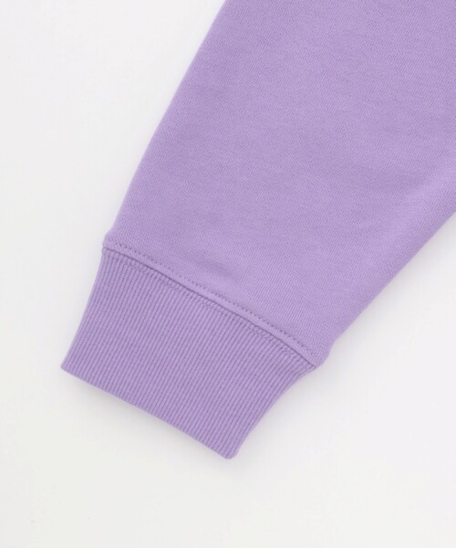 GLAZOS（グラソス）の「カレッジロゴ フロントプリント 裏毛トレーナー（スウェット・キッズ・グリーン/ラベンダー/トップグレー・150cm/160cm/170cm）」の6枚目の写真