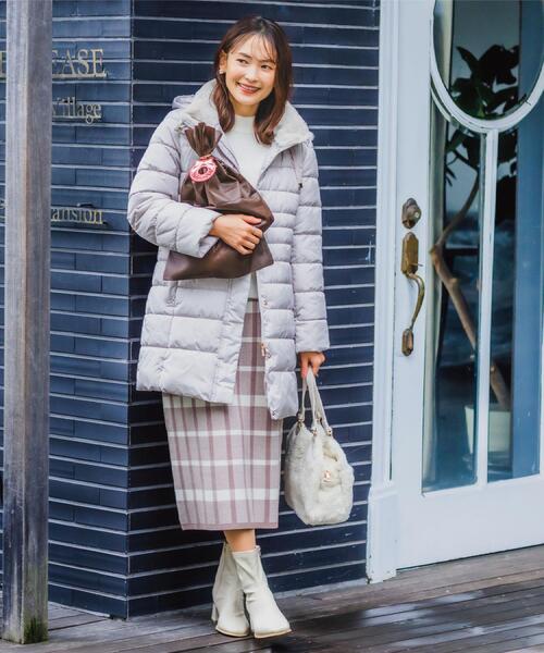 ITS'DEMO（イッツデモ）の「【手洗い可】タイトスカートニットセットアップ（セットアップ・レディース・ベージュ系3/ブラック系3/ブルー系8/ワイン系2・00）」の9枚目の写真