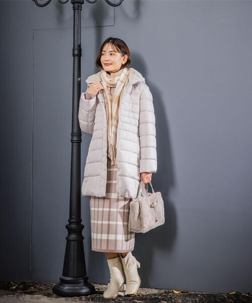 ITS'DEMO（イッツデモ）の「【手洗い可】タイトスカートニットセットアップ（セットアップ・レディース・ベージュ系3/ブラック系3/ブルー系8/ワイン系2・00）」の10枚目の写真