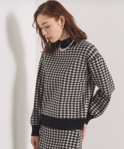 ITS'DEMO（イッツデモ）の「【手洗い可】タイトスカートニットセットアップ（セットアップ・レディース・ベージュ系3/ブラック系3/ブルー系8/ワイン系2・00）」の11枚目の写真