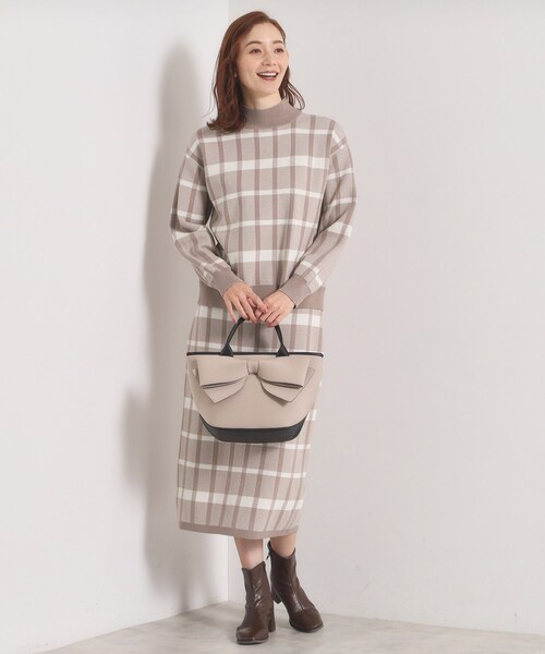 ITS'DEMO（イッツデモ）の「【手洗い可】タイトスカートニットセットアップ（セットアップ・レディース・ベージュ系3/ブラック系3/ブルー系8/ワイン系2・00）」の16枚目の写真