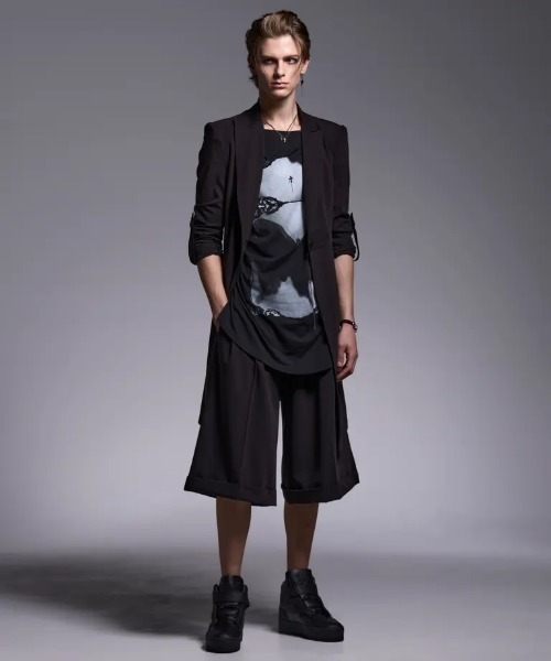 kiryuyrik（キリュウキリュウ）の「Kiryuyrik/キリュウキリュウ/3/4 Wide Slacks / 七分丈 ワイドスラックス（スラックス・メンズ・ブラック・LARGE/MEDIUM/SMALL）」の5枚目の写真