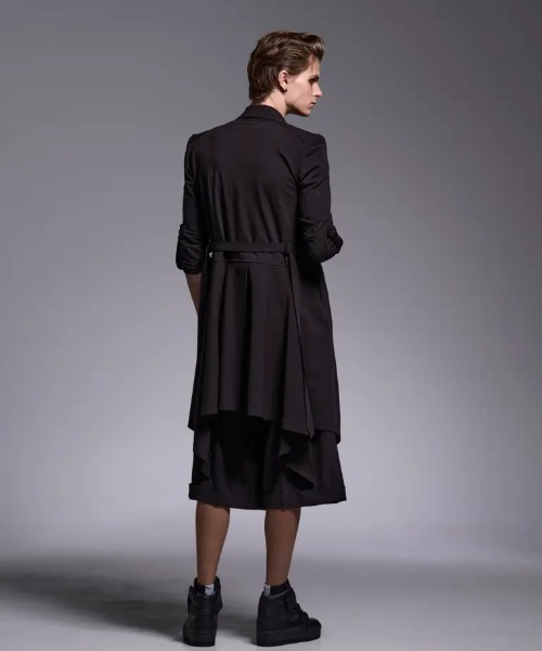 kiryuyrik（キリュウキリュウ）の「Kiryuyrik/キリュウキリュウ/3/4 Wide Slacks / 七分丈 ワイドスラックス（スラックス・メンズ・ブラック・LARGE/MEDIUM/SMALL）」の7枚目の写真