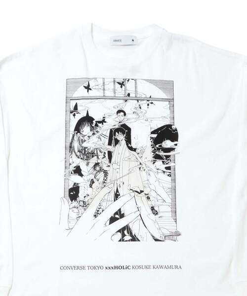 CONVERSE TOKYO（コンバーストウキョウ）の「【CLAMP】『xxxHOLiC』GRAPHIC LONGSLEEVE TEE（Tシャツ/カットソー・レディース・ホワイト・FREE）」の3枚目の写真