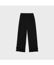 Tiered Ruffle Pants (Black)