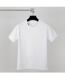 LABEL SLIM-TENSION T-SHIRT_WHITE
