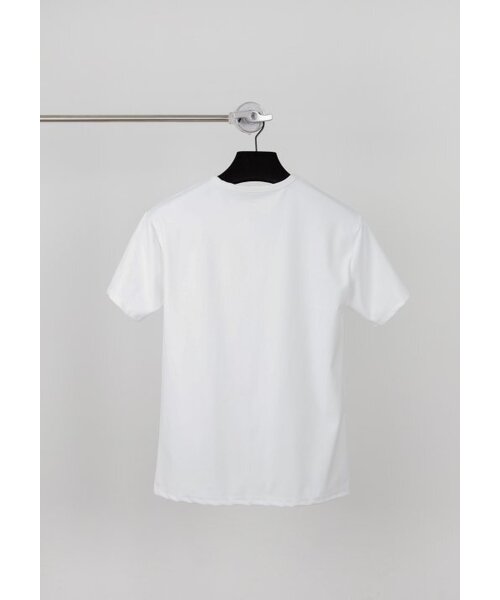 GOZER（ゴーザー）の「LABEL SLIM-TENSION T-SHIRT_WHITE（Tシャツ/カットソー・メンズ・ホワイト・MEDIUM/LARGE）」の2枚目の写真