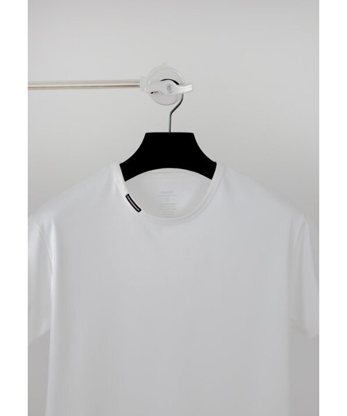 GOZER（ゴーザー）の「LABEL SLIM-TENSION T-SHIRT_WHITE（Tシャツ/カットソー・メンズ・ホワイト・MEDIUM/LARGE）」の3枚目の写真