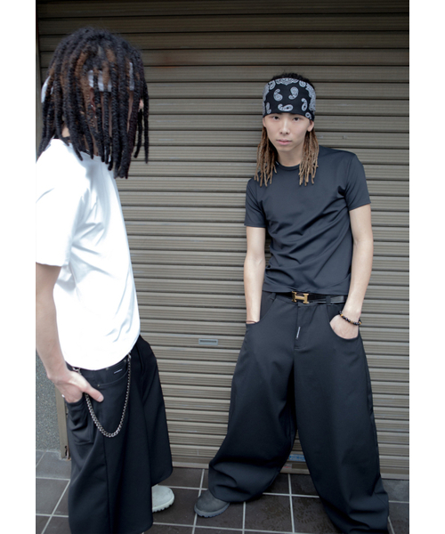 GOZER（ゴーザー）の「LABEL SLIM-TENSION T-SHIRT_WHITE（Tシャツ/カットソー・メンズ・ホワイト・MEDIUM/LARGE）」の6枚目の写真