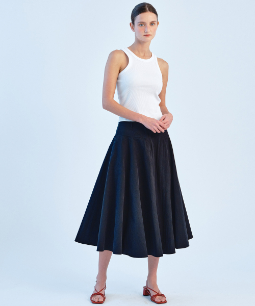 SO IR(ソイール)の「FLARED FULL SKIRT - BLACK(スカート・レディース・その他・MEDIUM/SMALL)」の1枚目の写真