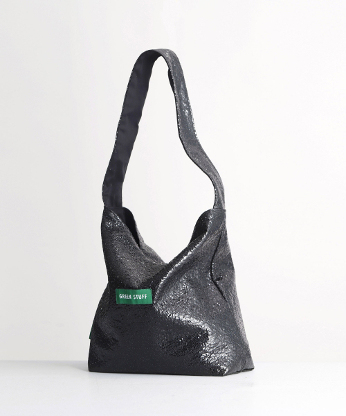 GREEN STUFF（グリーンスタッフ）の「seem full bag 62 - glitter texture black（ショルダーバッグ・レディース・その他・FREE）」の2枚目の写真