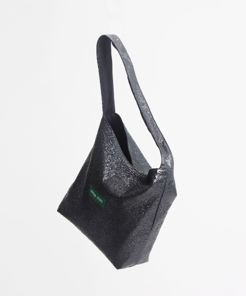GREEN STUFF（グリーンスタッフ）の「seem full bag 62 - glitter texture black（ショルダーバッグ・レディース・その他・FREE）」の9枚目の写真