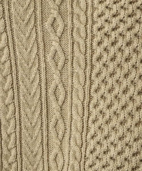 studio CLIP（スタディオクリップ）の「《natural by clip》5ゲージウール混ケーブルプルオーバー（ニット/セーター・レディース・アイボリー/ベージュ・FREE）」の18枚目の写真